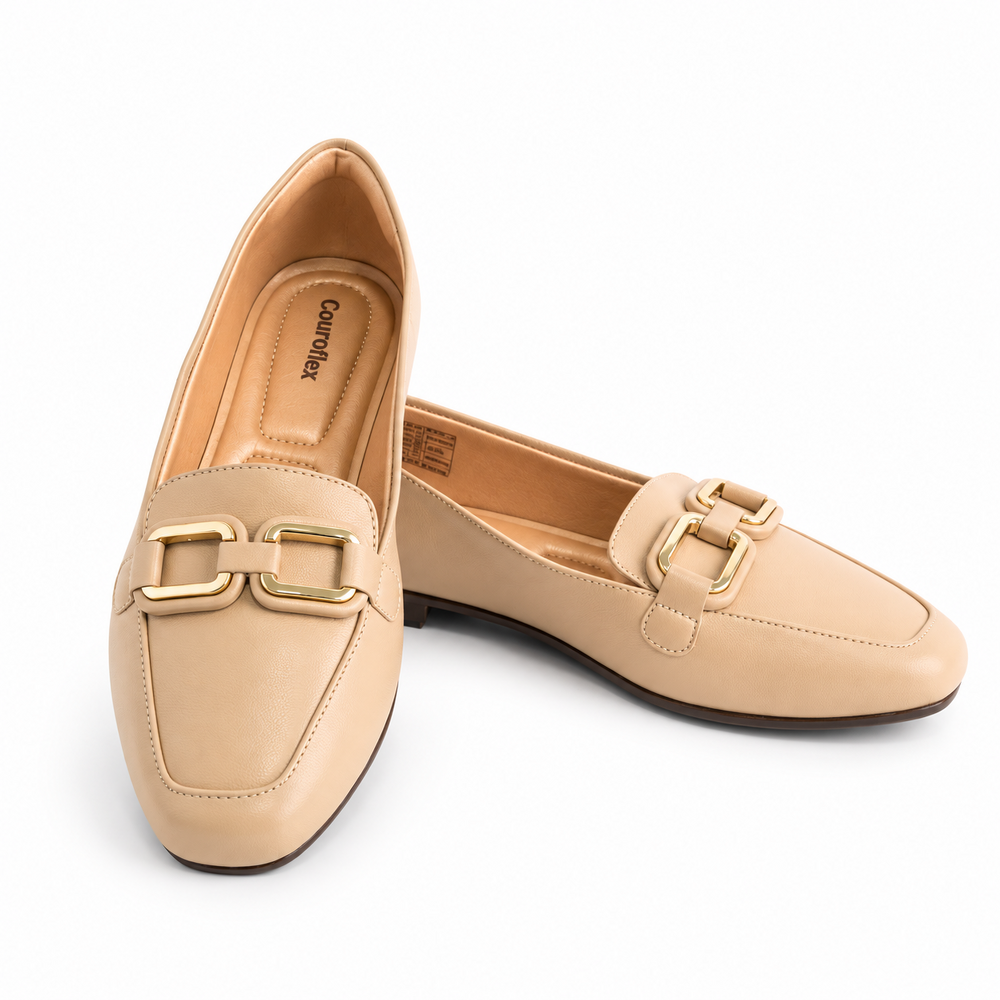 Sapatilha Feminina Couroflex Napa Nude 565.6009 - Imagem 4