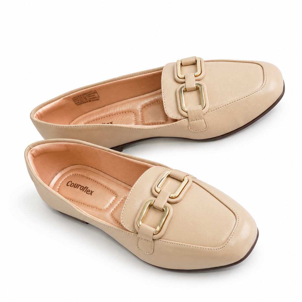Sapatilha Feminina Couroflex Napa Nude 565.6009 - Imagem 5