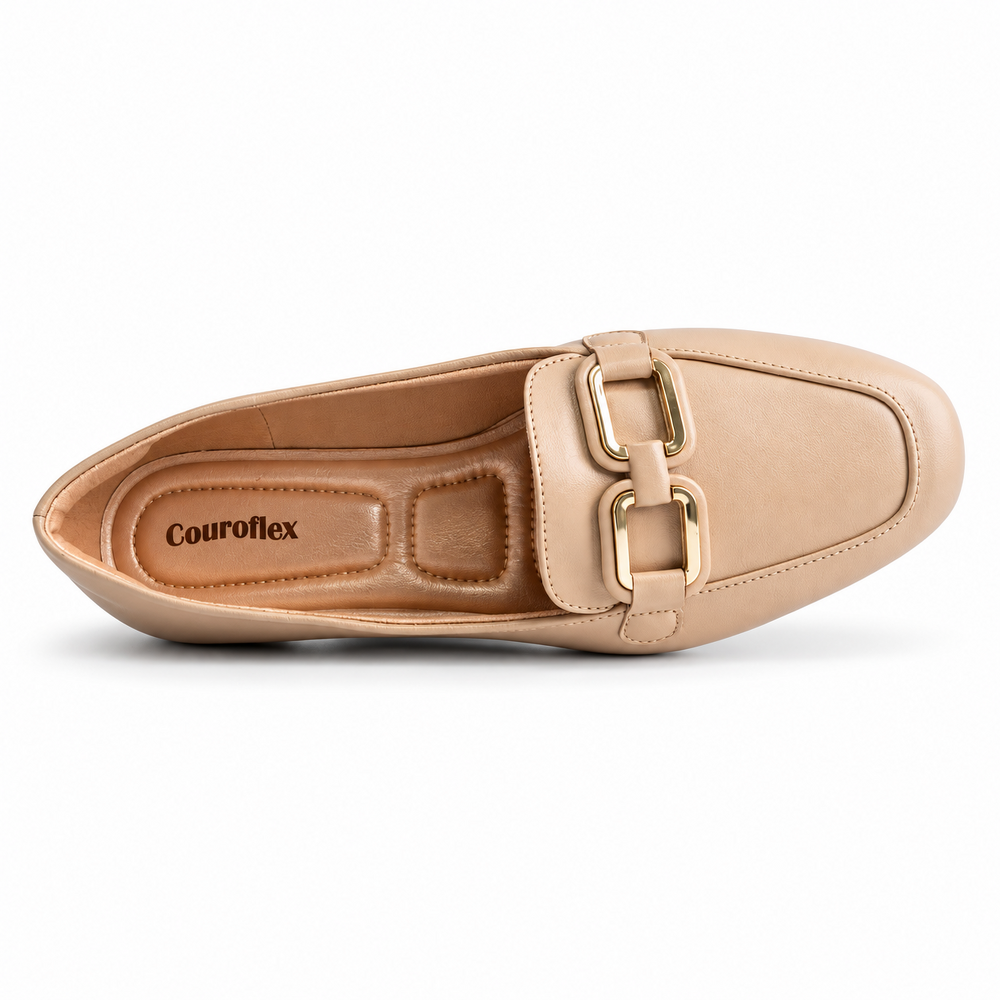 Sapatilha Feminina Couroflex Napa Nude 565.6009 - Imagem 6