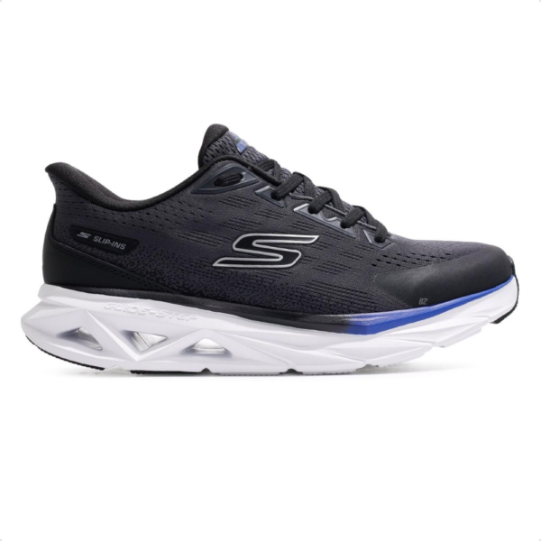 Tênis Skechers Glide-Step Vortex Masculino - Preto e Cinza - GTM-221040