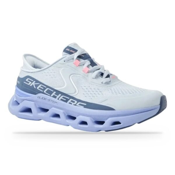 Tênis Skechers Feminino Glide-Step Atlus Azul 150510-LBTL