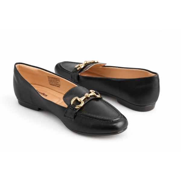 Sapatilha Feminina Couroflex Preto 5565.5573