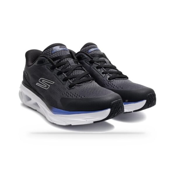 Tênis Masculino Skechers Glide-Step Vortex Preto e Cinza GTM-221040-BKCC