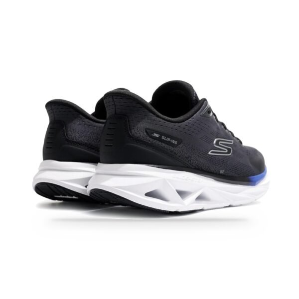 Tênis Masculino Skechers Glide-Step Vortex Preto e Cinza GTM-221040-BKCC