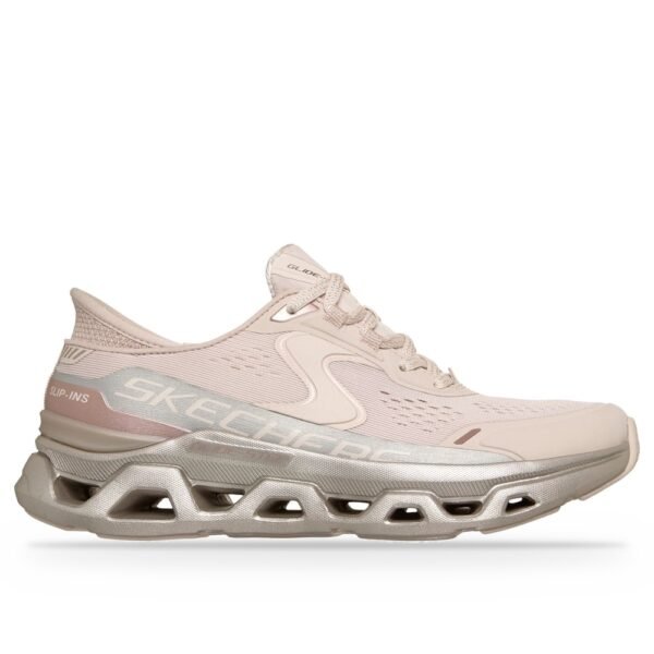 Tênis Feminino Skechers Glide-Step Altus Starlight Bege e Dourado 150514