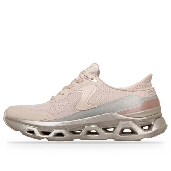 Tênis Feminino Skechers Glide-Step Altus Starlight Bege e Dourado 150514