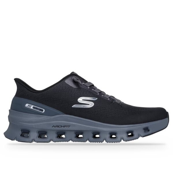 Tênis Masculino Skechers Slip-ins Arch Fit Glide-Step Pro Preto e Cinza 233110-BKCC