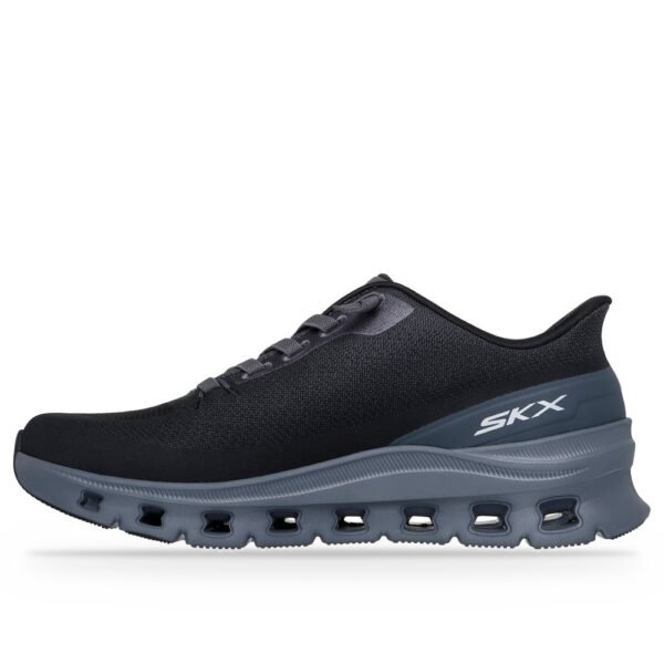 Tênis Masculino Skechers Slip-ins Arch Fit Glide-Step Pro Preto e Cinza 233110-BKCC