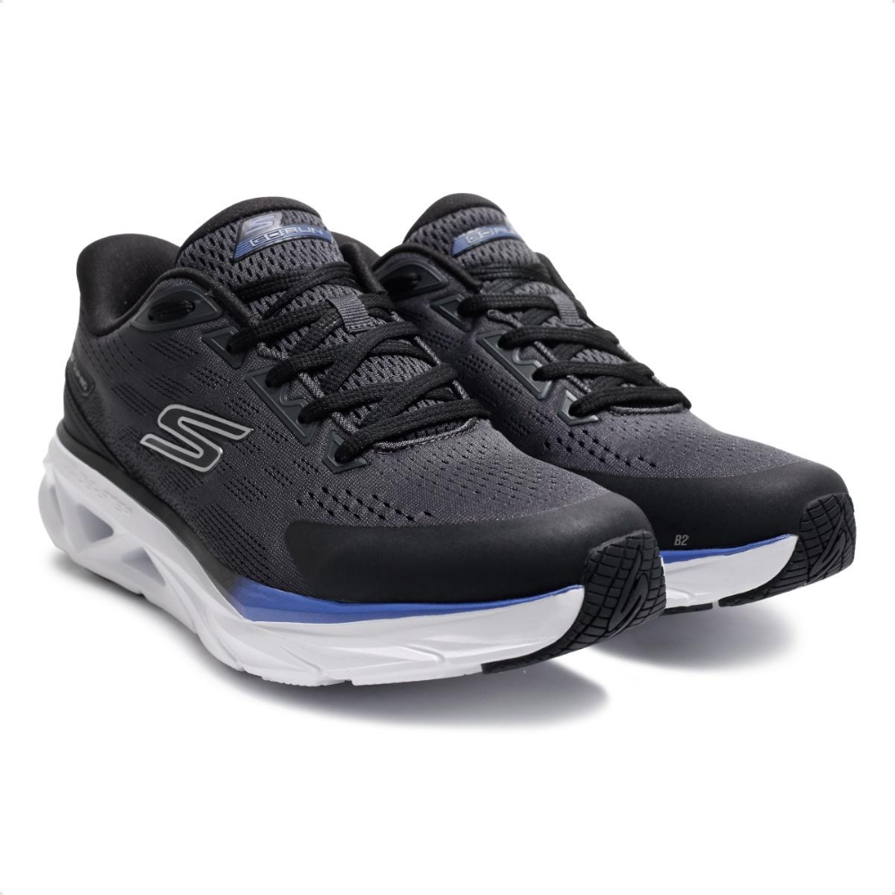 Tênis Skechers Glide-Step Vortex Masculino - Preto e Cinza - GTM-221040 - Imagem 3