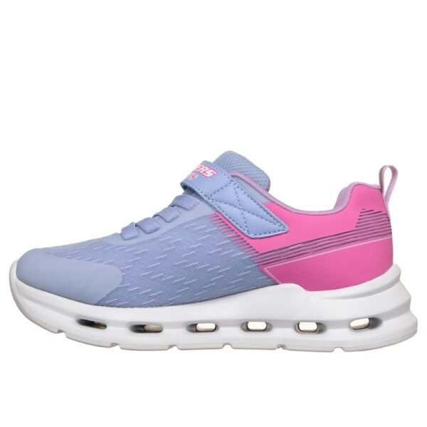 Tênis Infantil Skechers Glide-Step Lights Lilás e Rosa 303730L