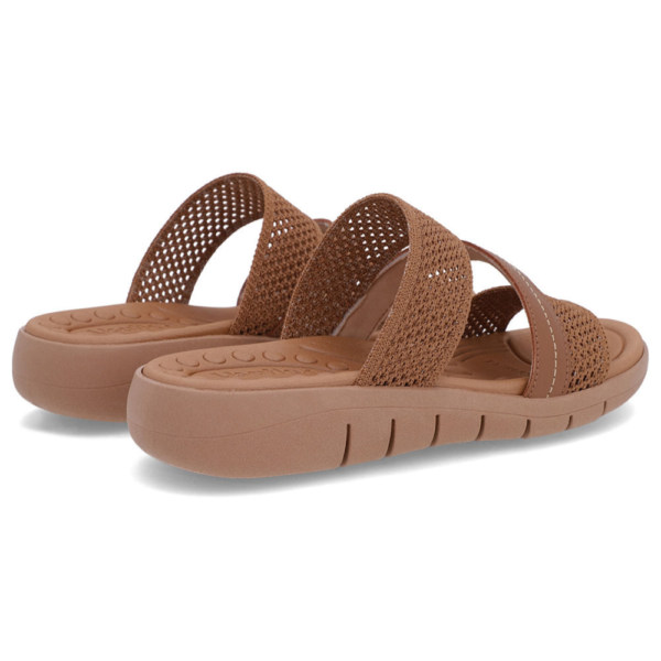 Tamanco Feminino Usaflex em Tricot Marrom UC08007