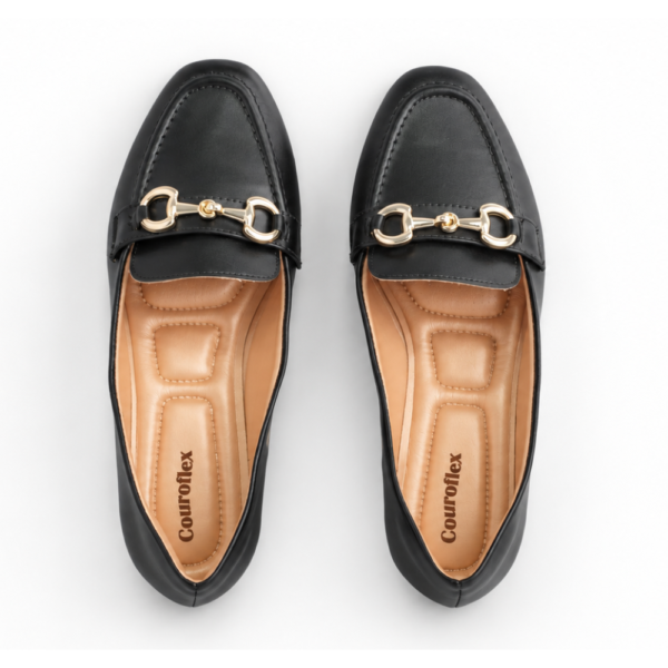 Sapatilha Feminina Couroflex Preto 5565.5573