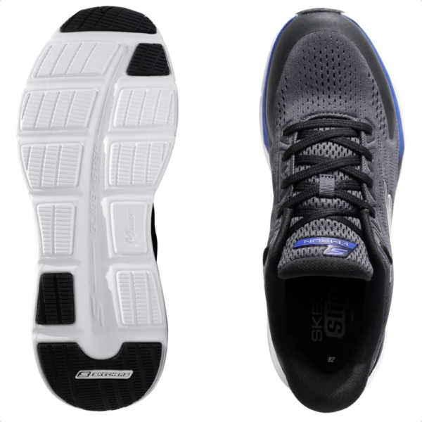 Tênis Skechers Glide-Step Vortex Masculino - Preto e Cinza - GTM-221040