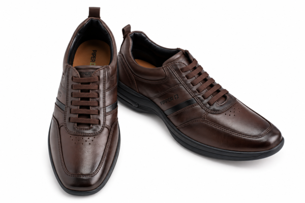 Sapato Masculino Social Pipper Hawk em Couro Café 553108