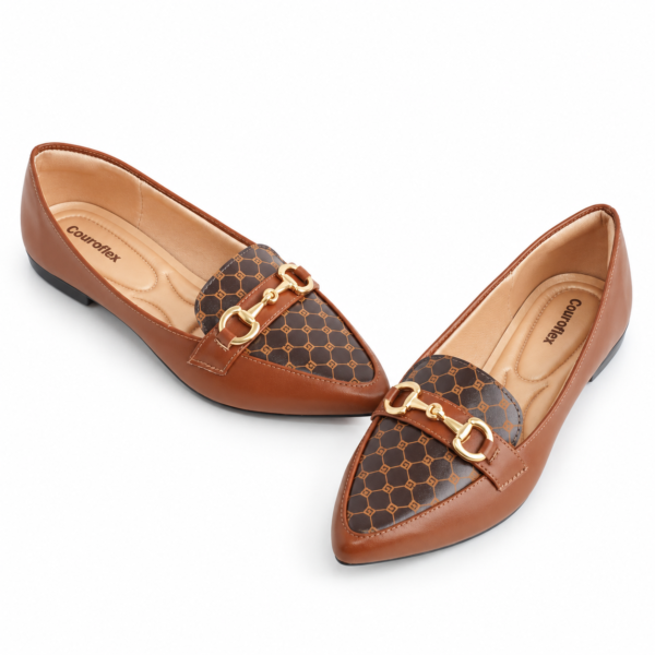 Sapatilha Feminina Couroflex Napa Whisky Café 574.6092