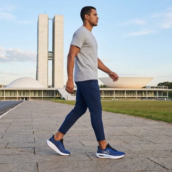 Tênis Masculino Under Armour Charged Skyline 5 Azul 6014736