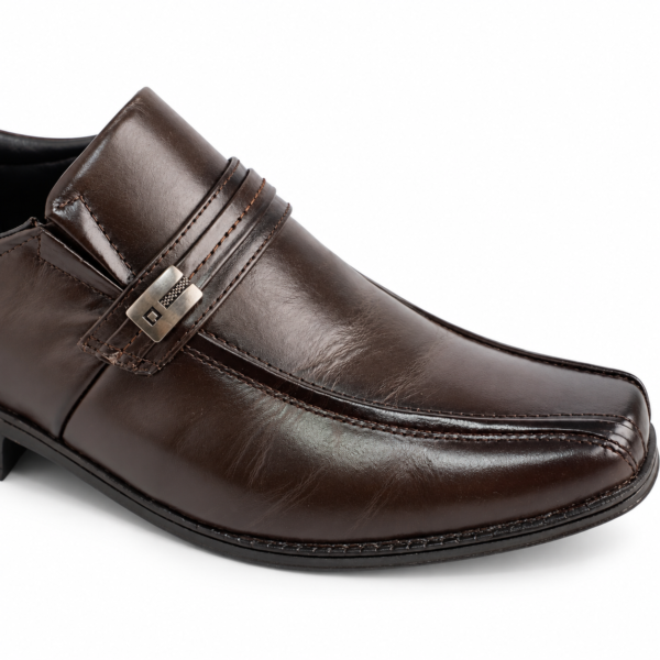 Sapato Masculino Social Pipper Duke em Couro Café 590219