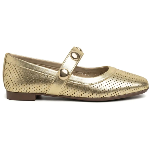 Sapatilha Feminina Piccadilly Boneca Dourada 270005