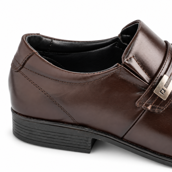 Sapato Masculino Social Pipper Duke em Couro Café 590219