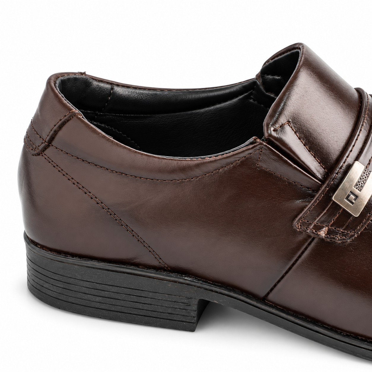 Sapato Masculino Social Pipper Duke em Couro Café 590219 - Imagem 5