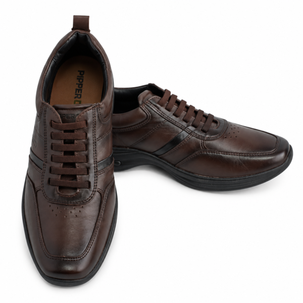Sapato Masculino Social Pipper Hawk em Couro Café 553108