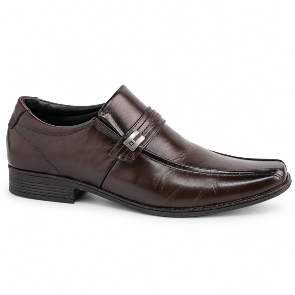 Sapato Masculino Social Pipper Duke em Couro Café 590219