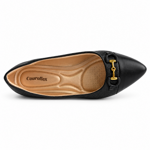 Sapatilha Feminina Couroflex Preto 574.6046