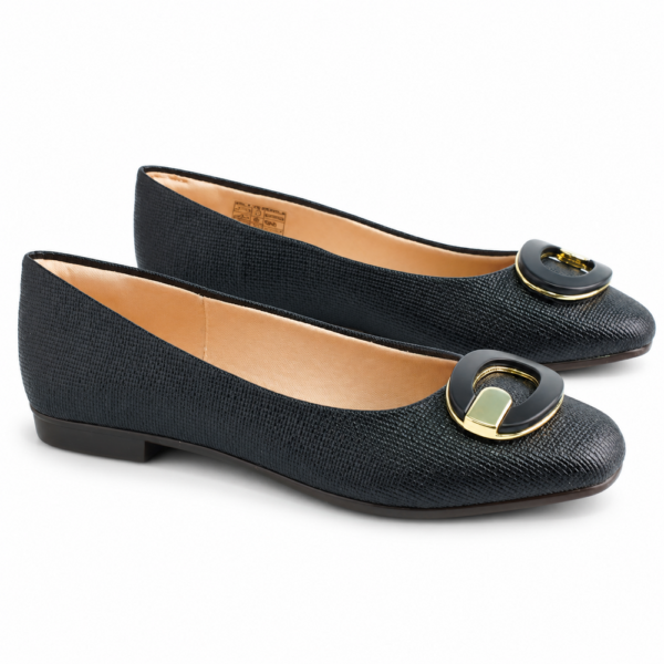Sapatilha Feminina Couroflex Preta 565.6043