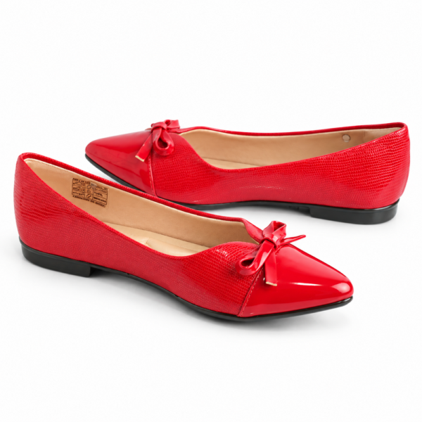 Sapatilha Feminina Couroflex Vermelha 574.6081