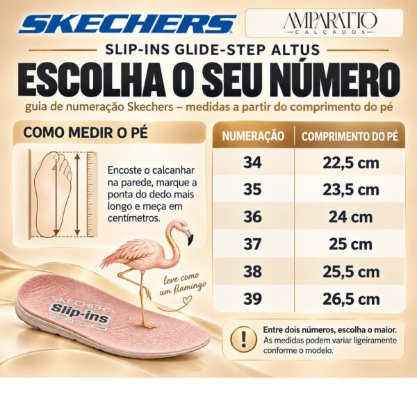 Tênis Feminino Skechers Glide-Step Altus Starlight Bege e Dourado 150514