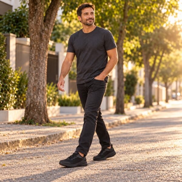 Tênis Masculino Skechers Slip-ins Bobs Skillz Preto 118431-BBK