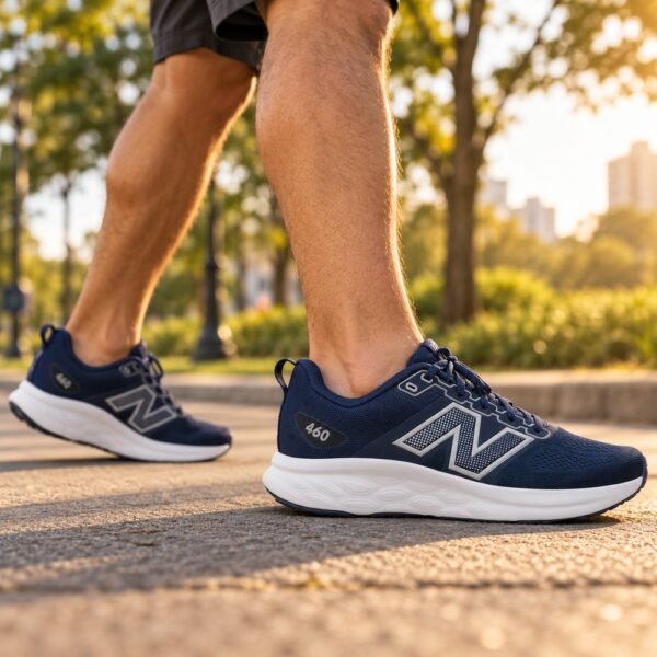 Tênis Masculino New Balance 460 V4 Marinho e Cinza Claro M460410
