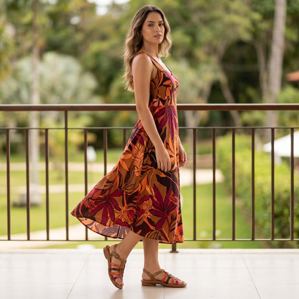 Sandália Feminina Rasteira em Couro New Face Ambar Fiore 37321 - Imagem 10