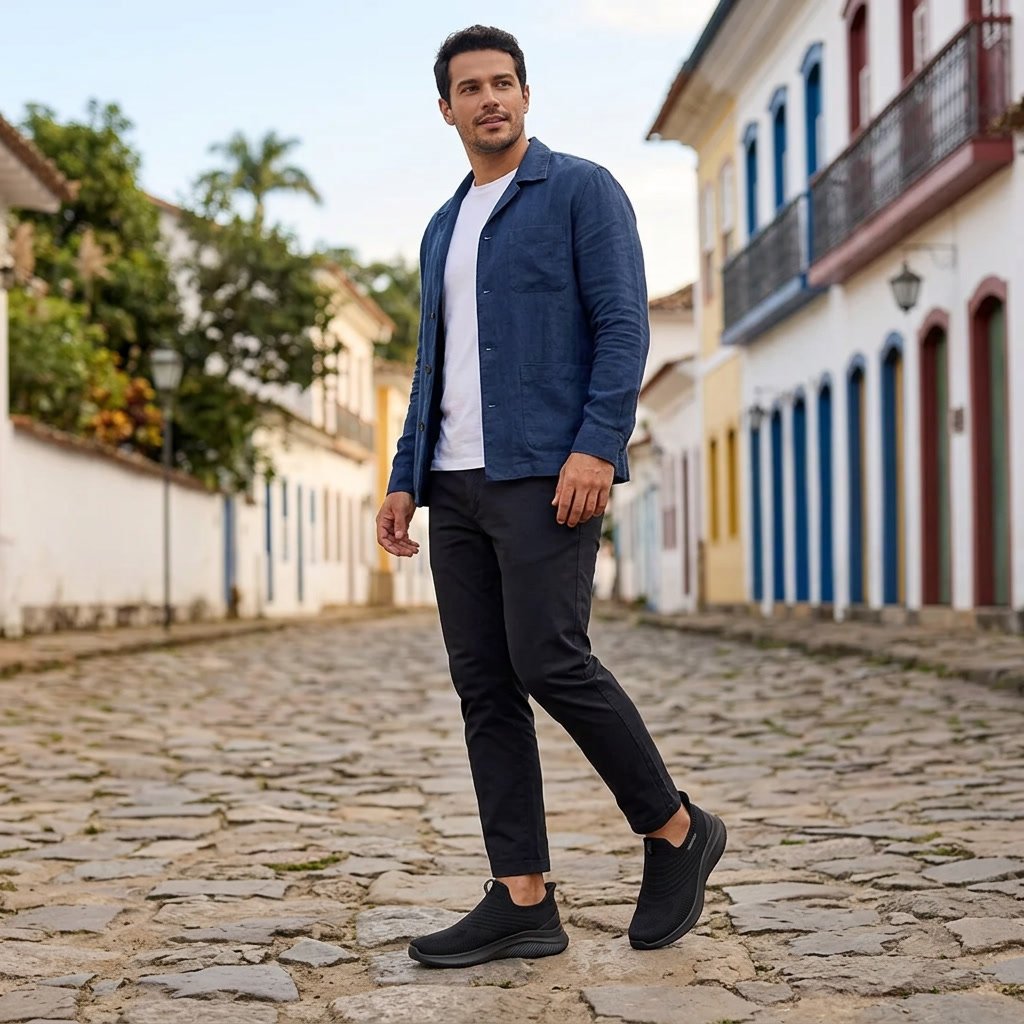 Tênis Skechers Slip-ins Ultra Flex 4.0 - Preto - Calvera T-233201-BBK - Imagem 6