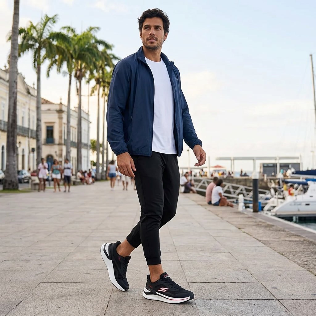 Skechers Go Run Consistent Pro Preto GTM-221141-BKW - Imagem 8