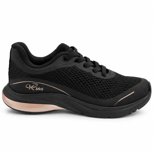 Tênis Infantil Menina Kidy K360 Super Leve Preto/Bronze 32700233516