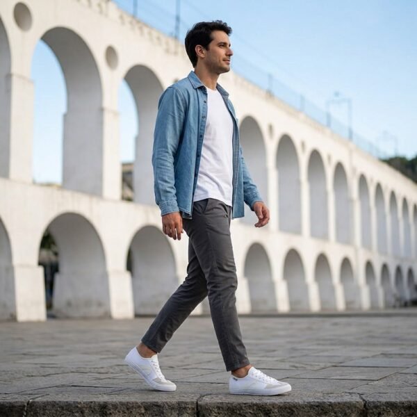 Tênis Casual Rainha Unissex VL 2500 Branco RA00010029