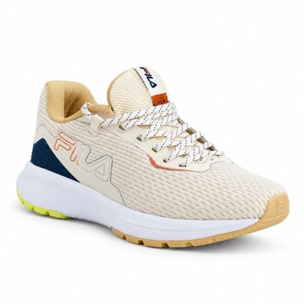 Tênis Fila Ride 2 Feminino Bege Marinho e Dourado F02TR00072