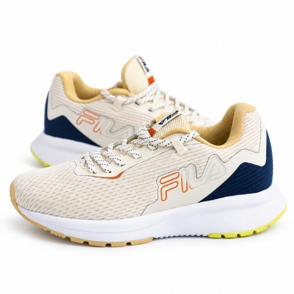 Tênis Fila Ride 2 Feminino Bege Marinho e Dourado F02TR00072
