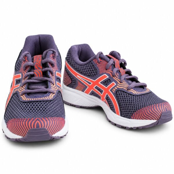 Tênis Asics Buzz 4 GS Infantil Roxo e Coral 1014A358