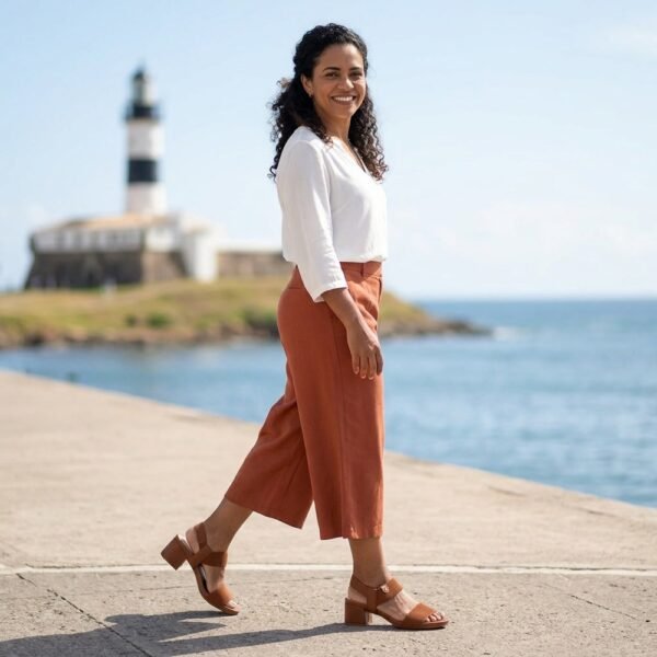 Sandália Feminina Modare Avelã e Camel 7187.100.27520.102465