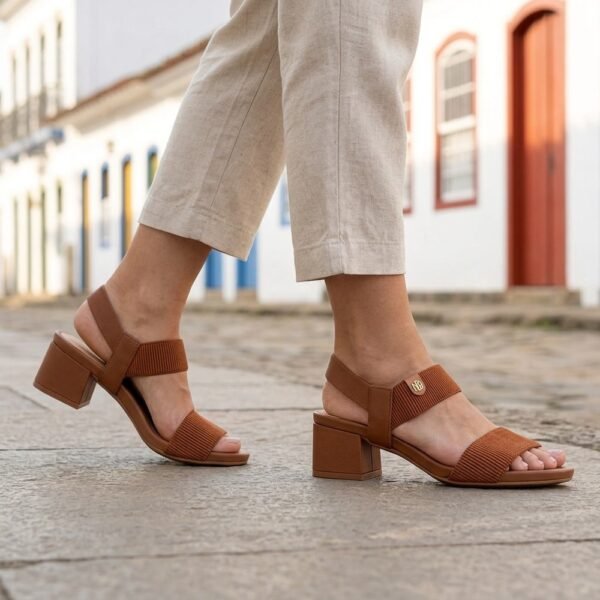 Sandália Feminina Modare Avelã e Camel 7187.100.27520.102465