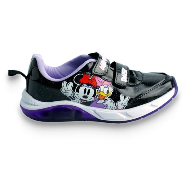 Tênis Casual Juvenil Minnie Disney Preto/Lilás DMN22DY