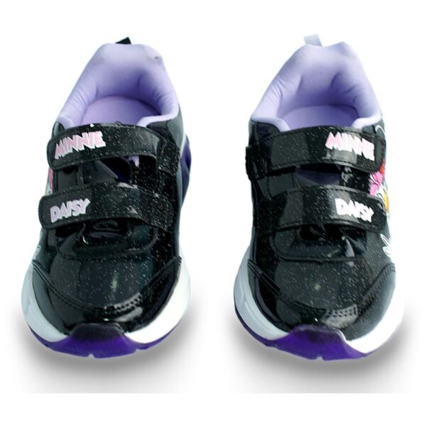 Tênis Casual Juvenil Minnie Disney Preto/Lilás DMN22DY