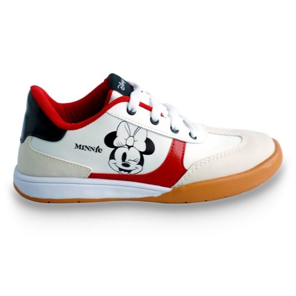Tênis Juvenil Minnie Disney Branco/Vermelho DMN23DY