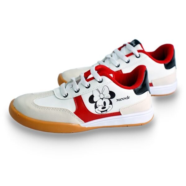 Tênis Juvenil Minnie Disney Branco/Vermelho DMN23DY