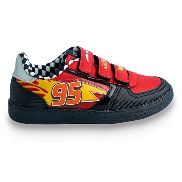 Tênis Infantil Disney Carros Vermelho/Preto DCA04KR