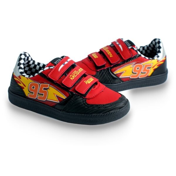 Tênis Infantil Disney Carros Vermelho/Preto DCA04KR