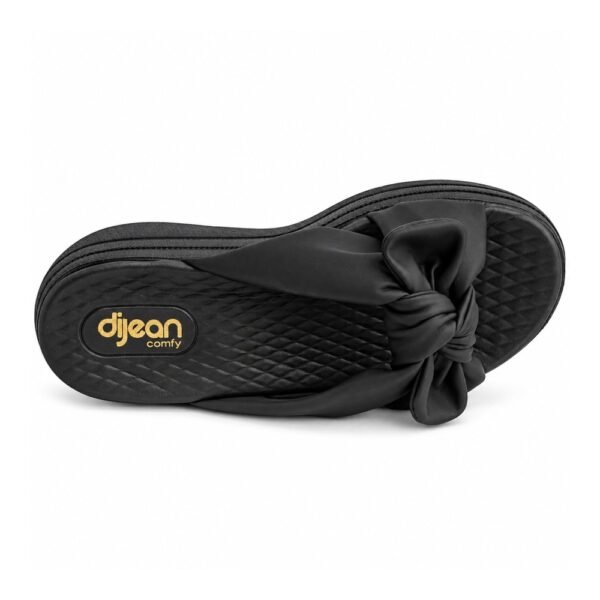 Chinelo Feminino Dijean Preto com Laço 33120018-0001