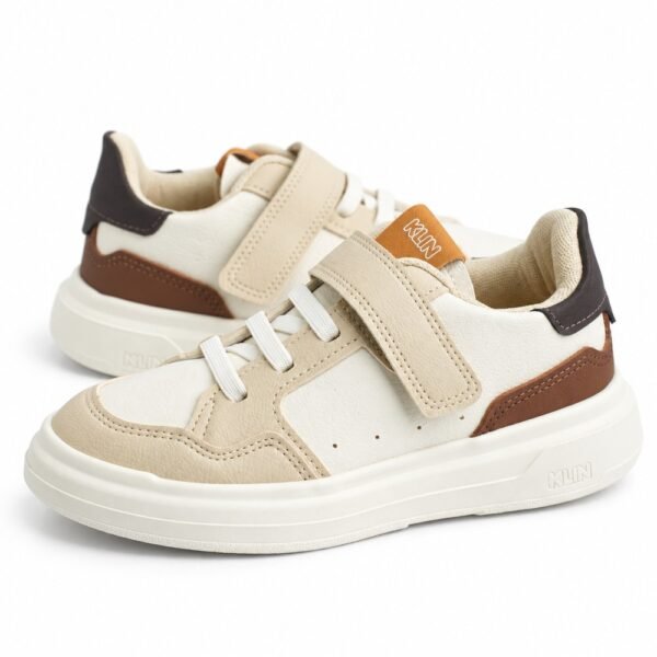 Tênis Klin Infantil Unissex Capri Mini Off White, Whisky e Argila 355011000